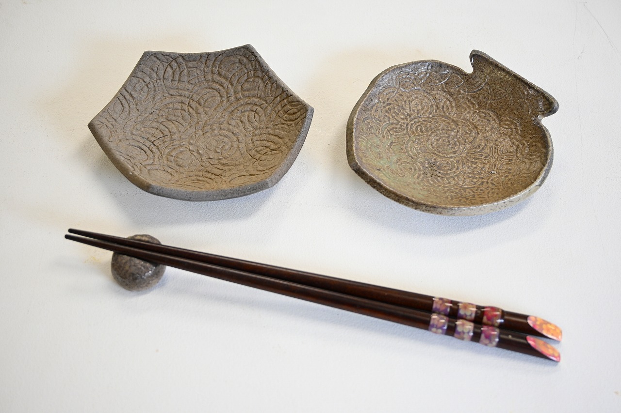須恵器文様の豆皿をつくろう！